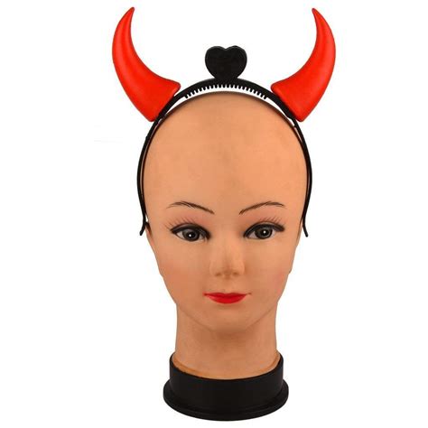Buy Crazy Sutra Devil Horn Headband 2pc With LED light Red Headband ...