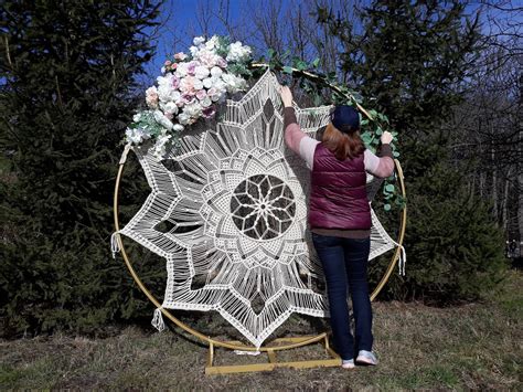 Image result for Macrame Wedding Backdrop Tutorial