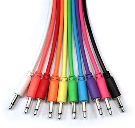 Sonic Plumber 3.5mm (1/8 Inch) Mono Modular Eurorack Patch Cables - Set ...