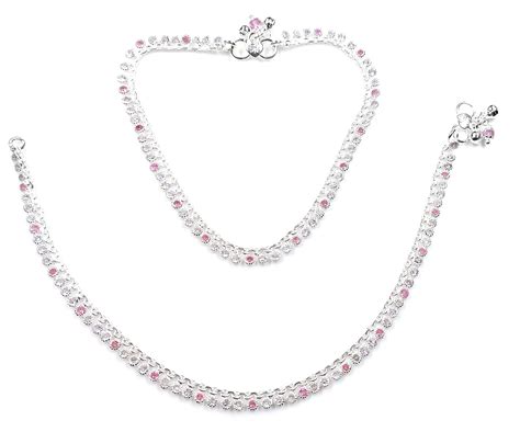 Shree Shobha Collection Silver Anklet|Payal For Womens|Chandi ki ...