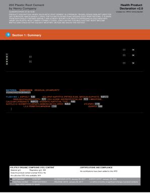 Henry 204 Plastic Roof Cement - Fill Online, Printable, Fillable, Blank ...