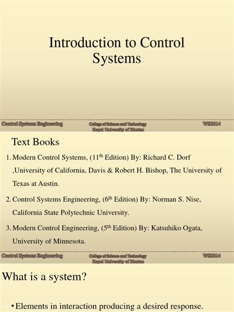 Introduction to Control Systems PDF 的图像结果
