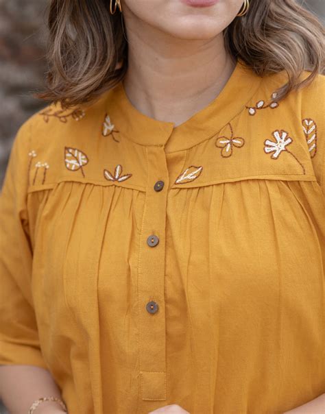 Shop Mustard Yellow Co-ord Set Online - B-539-S