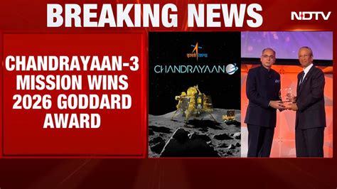 Chandrayaan-3 receives 2026 AIAA Goddard Astronautics Award