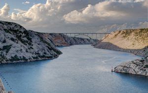 Wallpaper bridge, lake, sunset, nature hd, picture, image