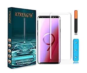 XTRENGTH Curved UV Tempered Glass/Screen Guard Designed for Samsung ...