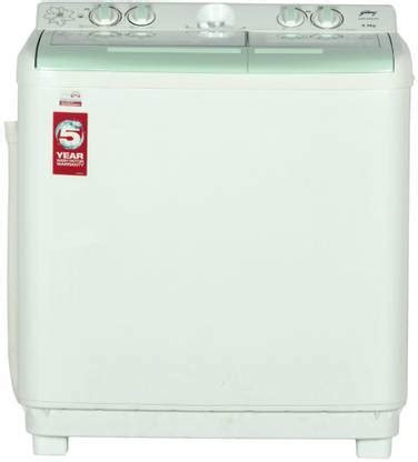 Godrej 8.5 kg Semi Automatic Top Load Washing Machine Green (GWS 8502 ...
