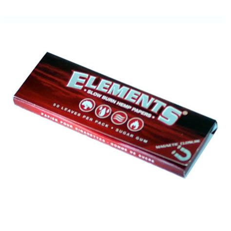 ELEMENTS Red Rolling Paper 1 ¼ Size Online – SmokeMart