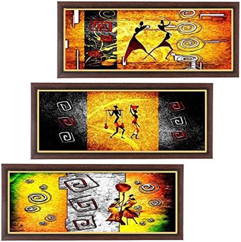 Wens MDF Women at Play Modern Art Painting - 18 Cm X 43 Cm X 1 Cm ...