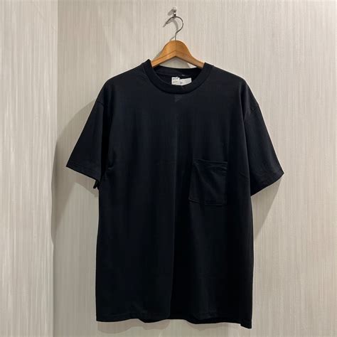 Dead Stock!! 1970s Sportswear Pocket T-shirt "Black" | What’z up