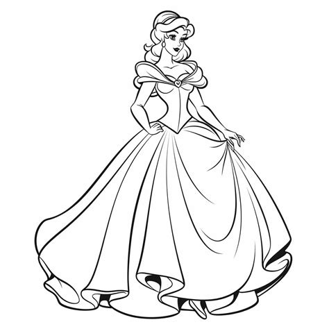 Image result for Princess Color Pages