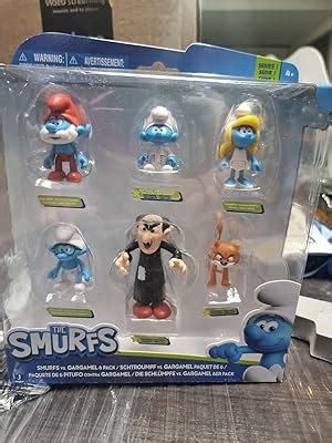 The Smurfs GARGAMEL VS Smurfs 6 Figure Multipack - India | Ubuy
