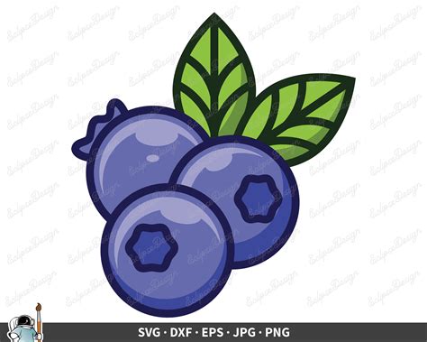 Blueberries SVG Blueberry Clip Art Vector Blueberries Clipart - Etsy UK