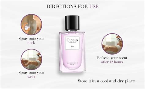 Buy CICCIO Luxury Sin Eau De Perfume For Women With Bergamot, Apple ...