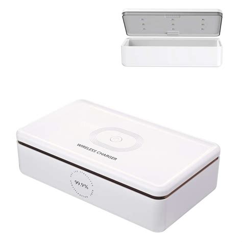 House of Quirk UV Light Sterilizer Box With 15W Wireless Phone Charger ...