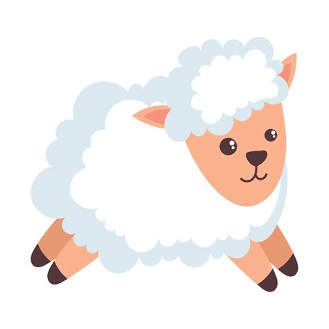 little sheep baby 11251191 Vector Art at Vecteezy
