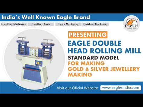 Double Head Electric Jewellery Roll Press Machines - Eagle Silver ...