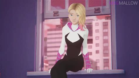 Spider Gwen Stacy visiting Miles in his room - Spider-man - SFM Compile