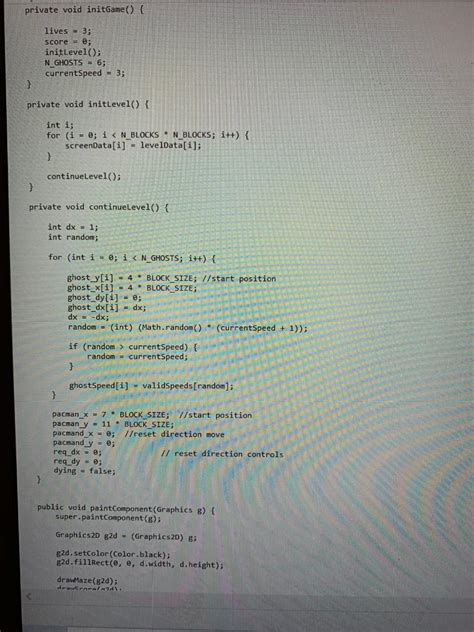 Image result for Pacman Java Code
