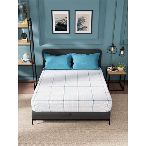 Buy Nautica Cotton King Bedsheet with 2 Pillow Covers -3Pc Set Checks ...