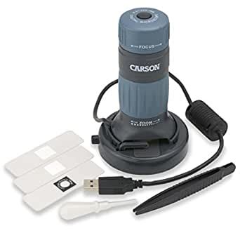Carson MM-940 zPix 300 Zoom 86x-457x Power USB Digital Microscope with ...