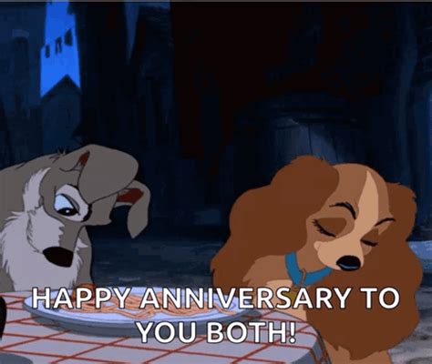 Lady And The Tramp Happy Anniversary Meme GIF | GIFDB.com