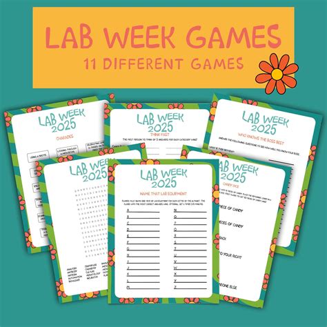 Image result for Lab Week Games Printable