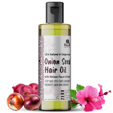 Buy FlowB 100% Natural and Cold Pressed Onion Seed Hair Oil with ...