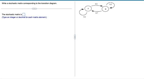 Image result for Stochastic Matrix