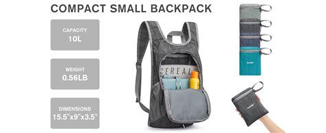 G4Free 10L/15L Hiking Backpack Lightweight Packable Hiking Daypack ...