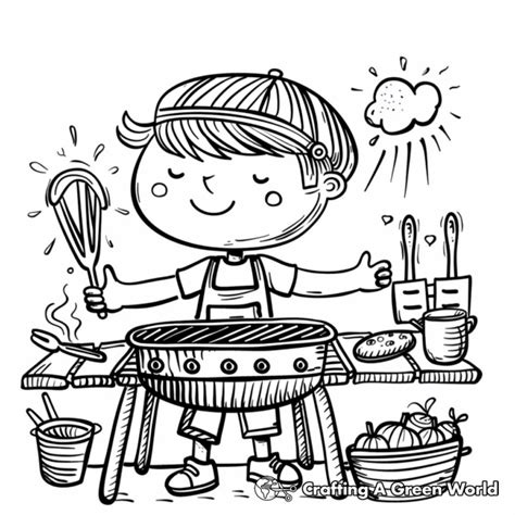 Image result for Cooking Coloring Pages
