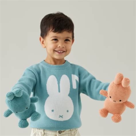 NamelyCo Personalised Miffy Letter Jumper - Stone Blue – AllThingsBaby.com