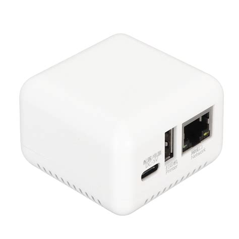USB 2.0 Network Print Server, 5V LAN Print Share Server for USB ...
