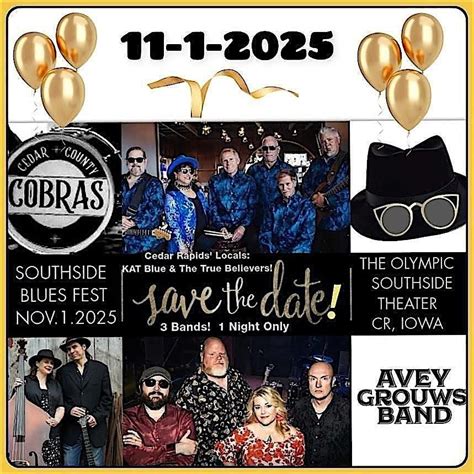 2nd Annual SouthSide Blues Fest! Headliner Avey Grouws Band Returns to ...