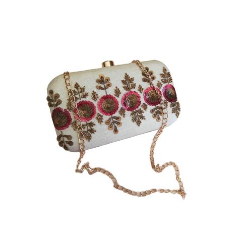 Ajra Trendy Embroidered Clutch for Women(Multicolour) : Amazon.in: Fashion