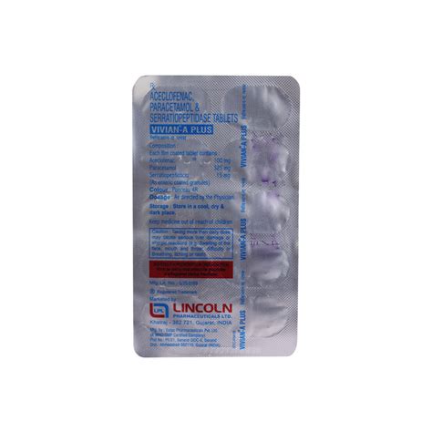 Vivian-A Plus Tablet 10's Price, Uses, Side Effects, Composition ...