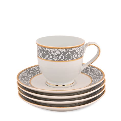 VERONA - 12 PC. CUP AND SAUCER SET – Hitkari Potteries
