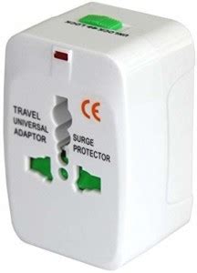 Vinayakart 3 Pin Traveller Conversion Converter Adapter Plug White ...