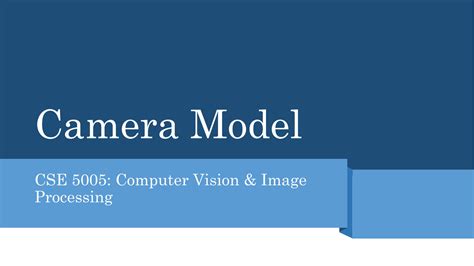 Image result for Camera Projection Model