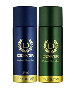Buy DENVER Hamilton Deo + Pride Deo - 165ML Each (Combo Pack of 2 ...