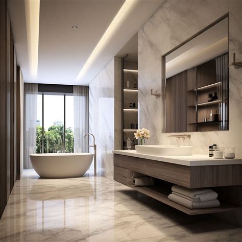 Big Modern Master Bathroom Designs
