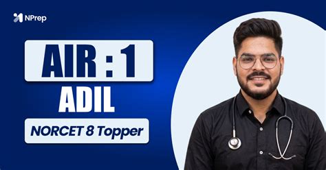 AIR 1 in NORCET: The Quiet, Relentless Strategy Behind Adil’s NORCET Rank 1