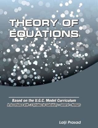 Theory of Equations: Buy Theory of Equations by Lalji Prasad at Low ...