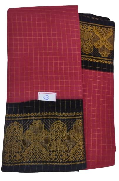 Buy Madurai Maruthi OSP Sungudi - Lord Meenakshi Amman Saree RED Body ...
