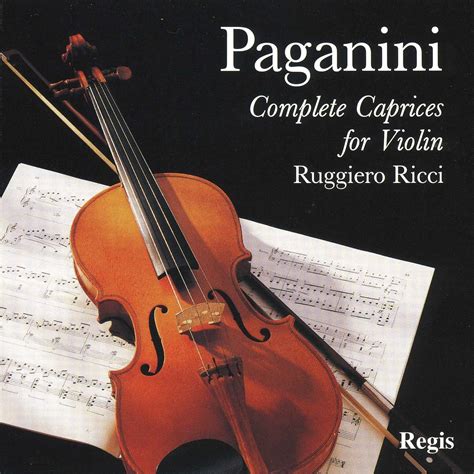 Paganini: Complete Caprices: Ruggiero Ricci: Amazon.in: Music}