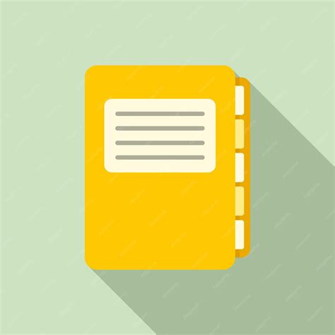 Purchasing manager folder icon flat illustration of purchasing manager ...
