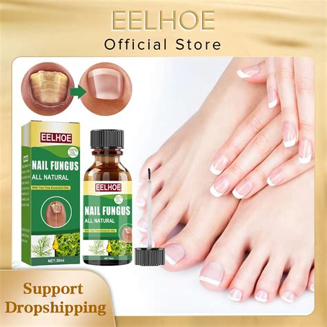 Eelhoe Nail Fungus Solution Tea Tree Oil For Nail Renew Damaged Stop Cracked Treatment ...