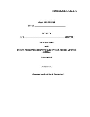 Fillable Online Standard Forms & Checklists - IREDA Fax Email Print ...