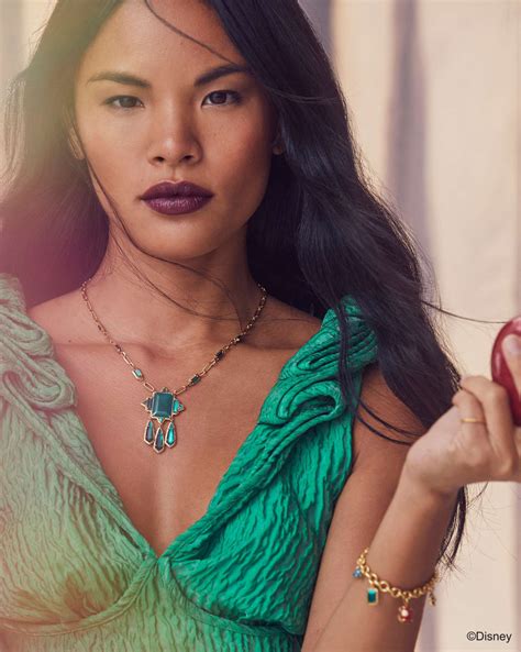 Disney | Kendra Scott The Queen Vintage Gold Statement Necklace in Dark ...