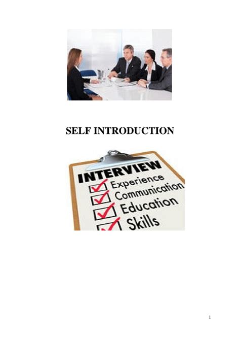 Image result for Examples of Good Self Introductions